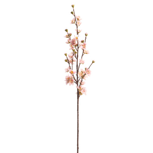 32" Pink Apple Blossom Spray