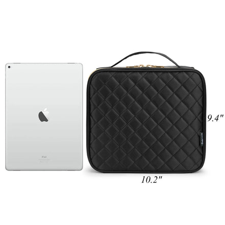 Black Quilted Makeup Case