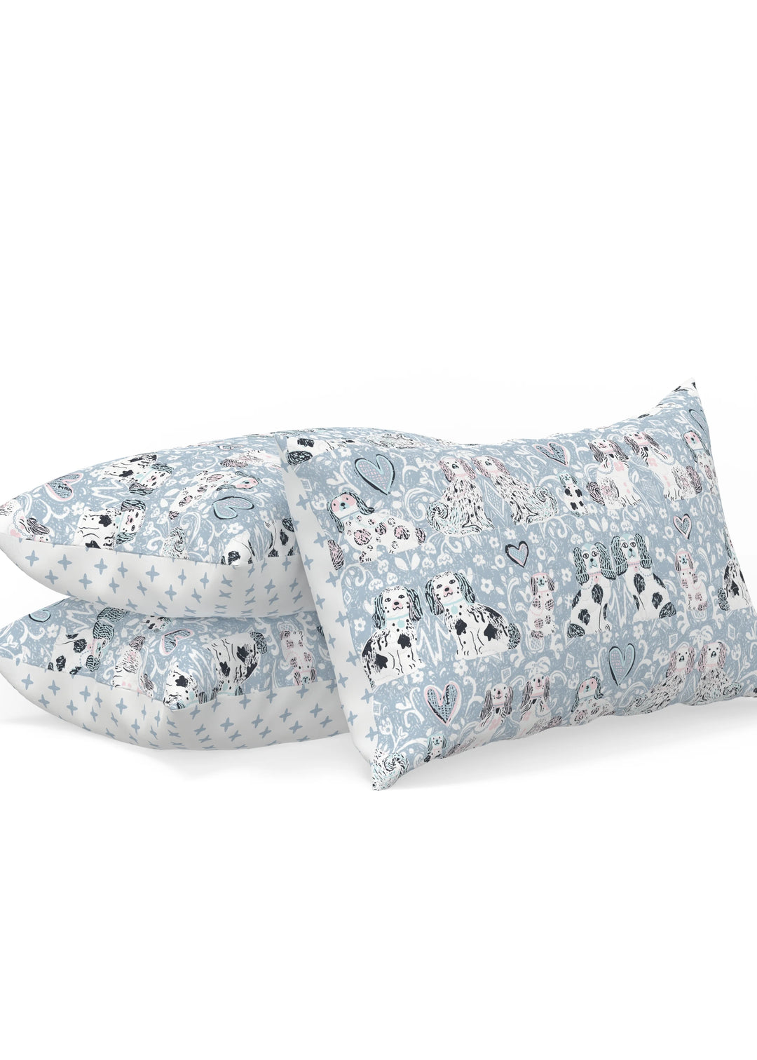 Foo Dogs Blue Quilt Set
