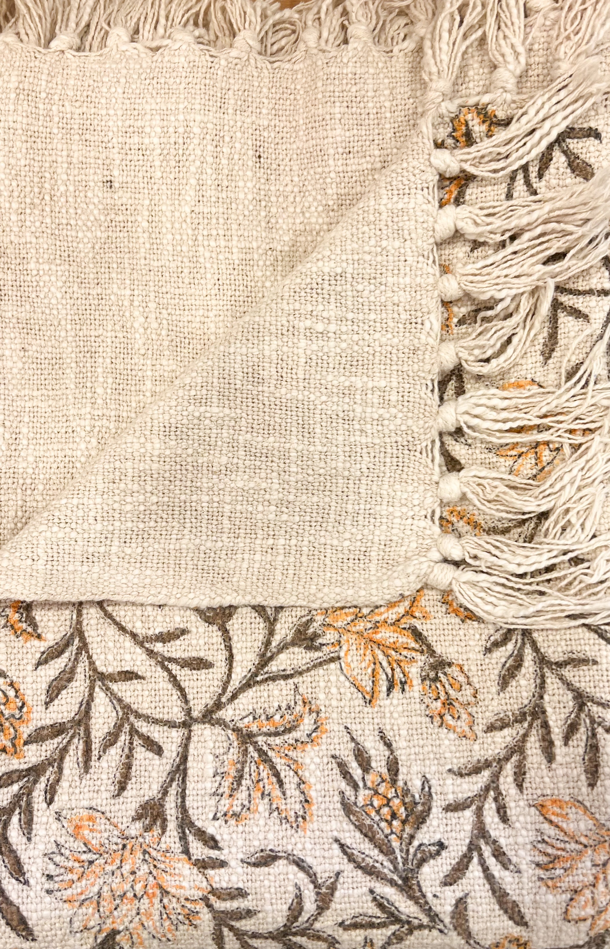 Handloomed Slub Cotton Throw
