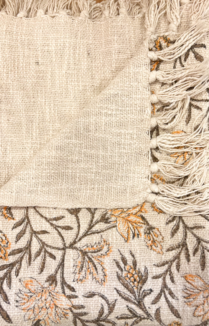 Handloomed Slub Cotton Throw