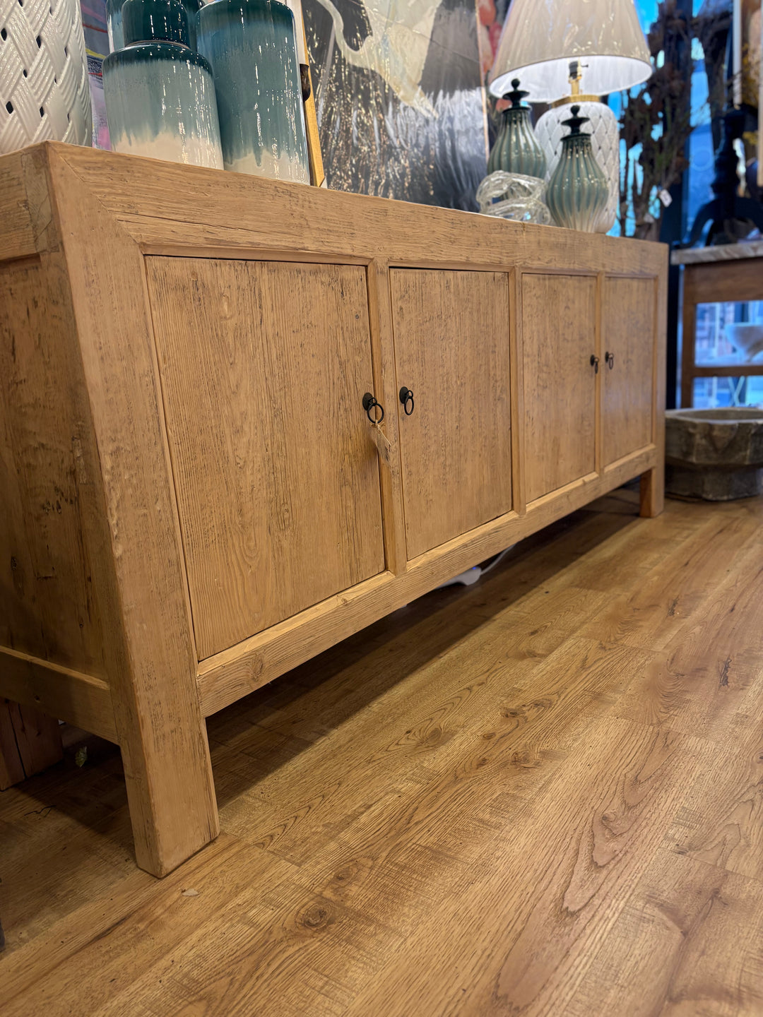 Alexis Bay Reclaimed Wood Six Drawer Cabinet