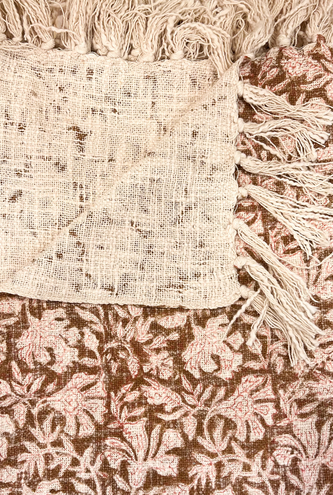 Handloomed Slub Cotton Throw