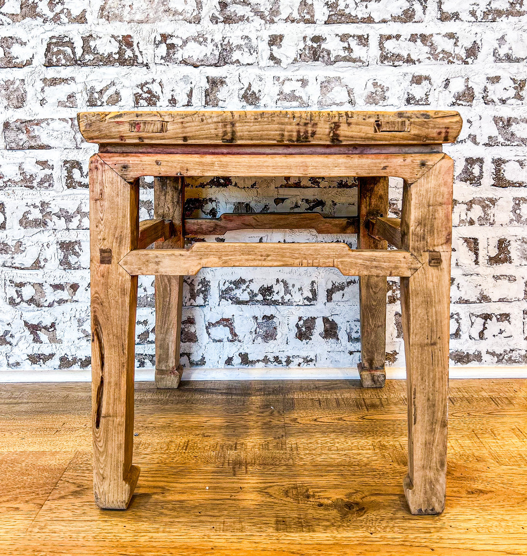 Side Table Antique Farmhouse