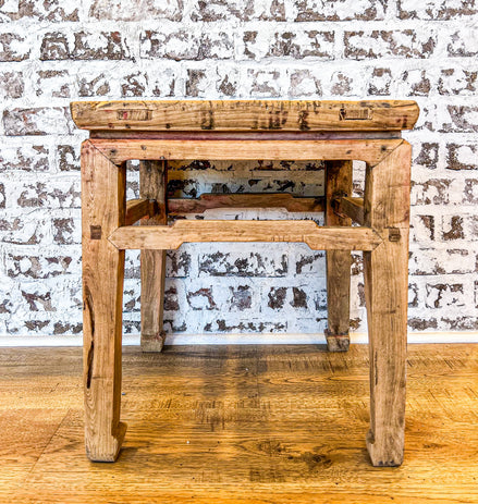 Side Table Antique Farmhouse