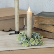 Eucalyptus Taper Candle Ring