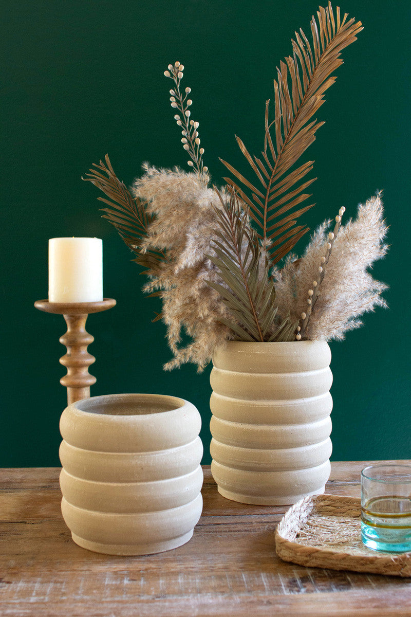 Clay Pot Stacked Rings