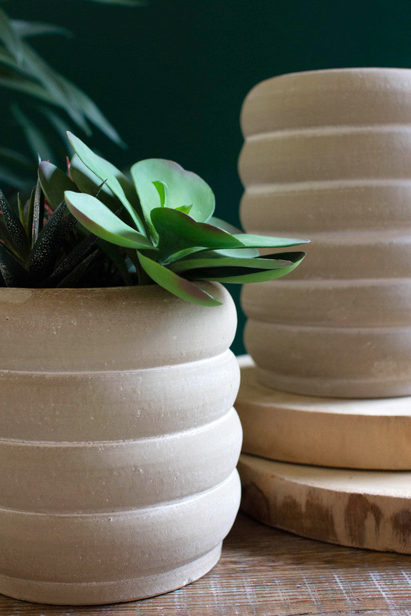 Clay Pot Stacked Rings