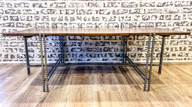 Cocktail Table Hand Crafted Iron