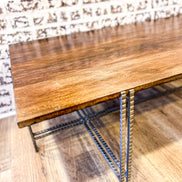 Cocktail Table Hand Crafted Iron