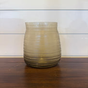 Hand Blown Glass Vessel Clear