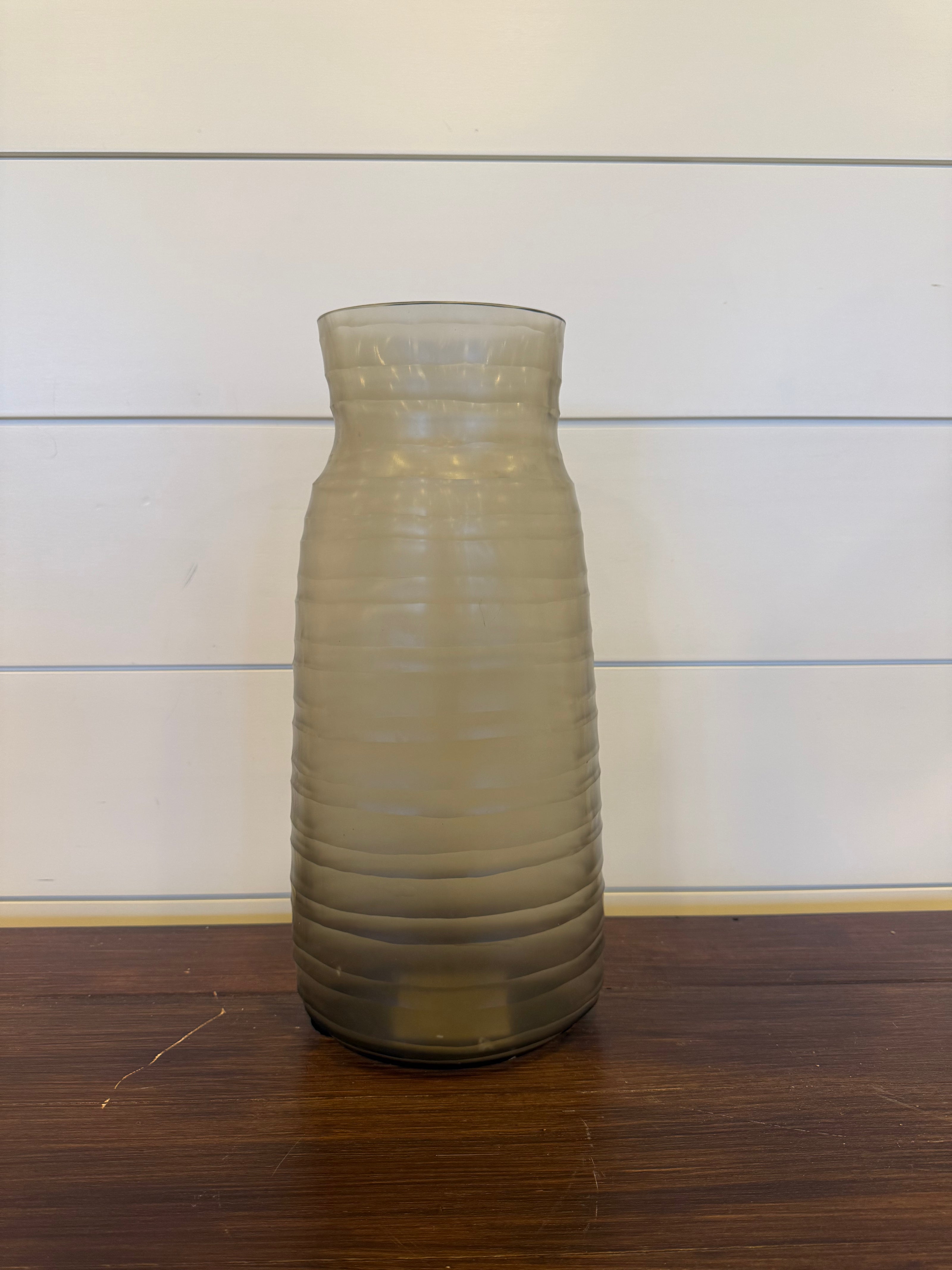 Hand Blown Glass Vessel Clear