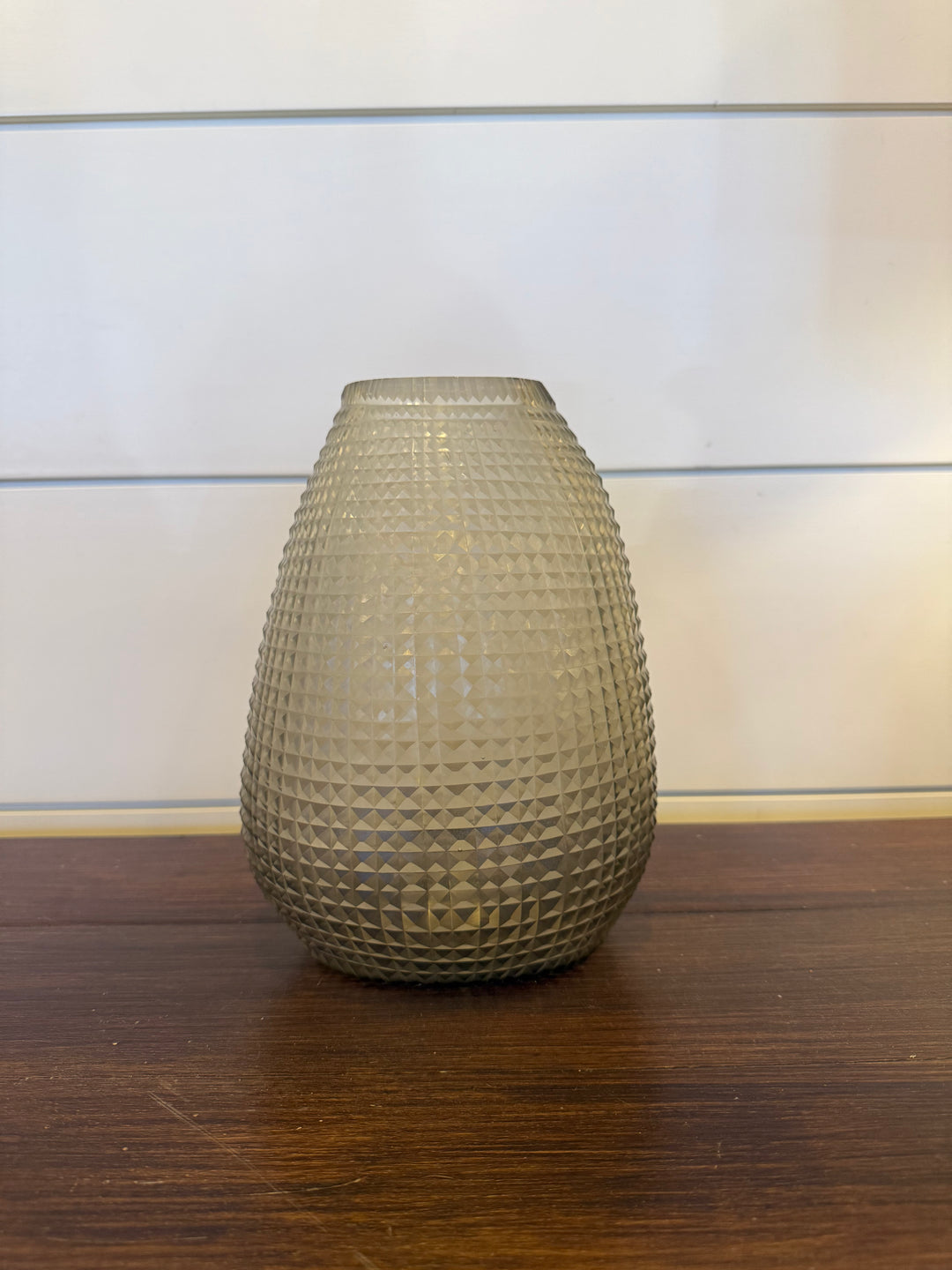 Hand Blown Glass Vessel Clear