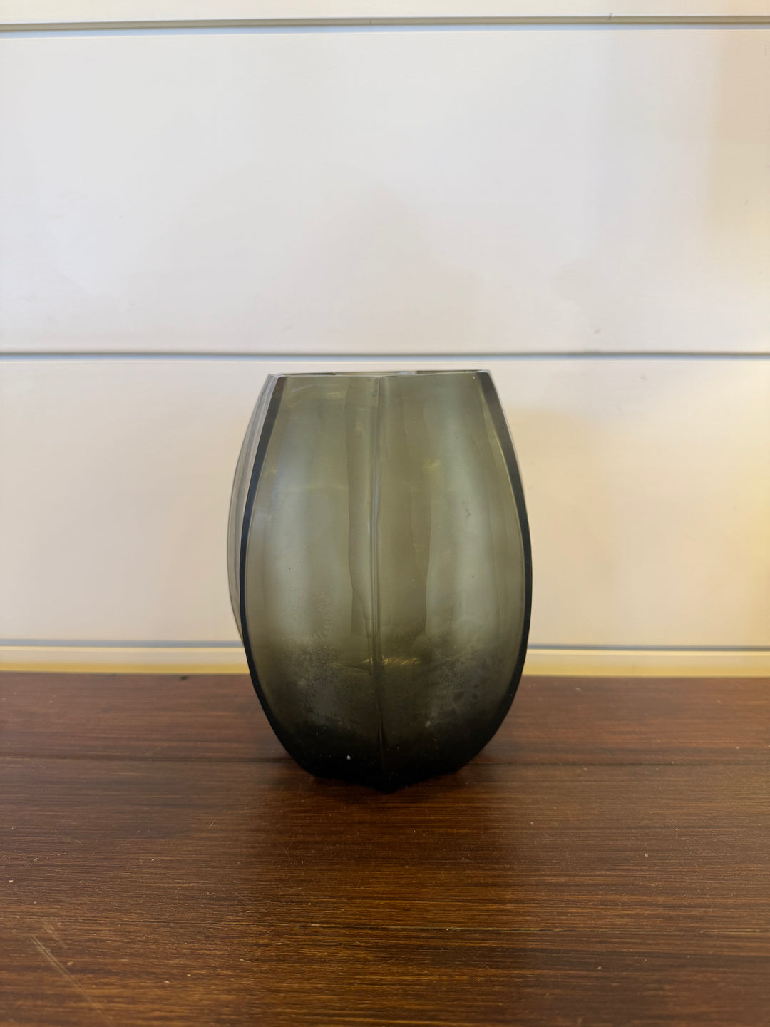 Hand Blown Glass Vessel Black