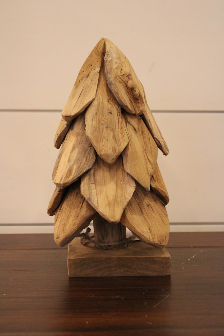 Hand Crafted Teakroot Christmas Tree