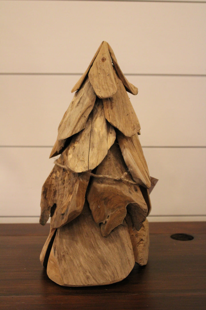 Hand Crafted Teakroot Christmas Tree