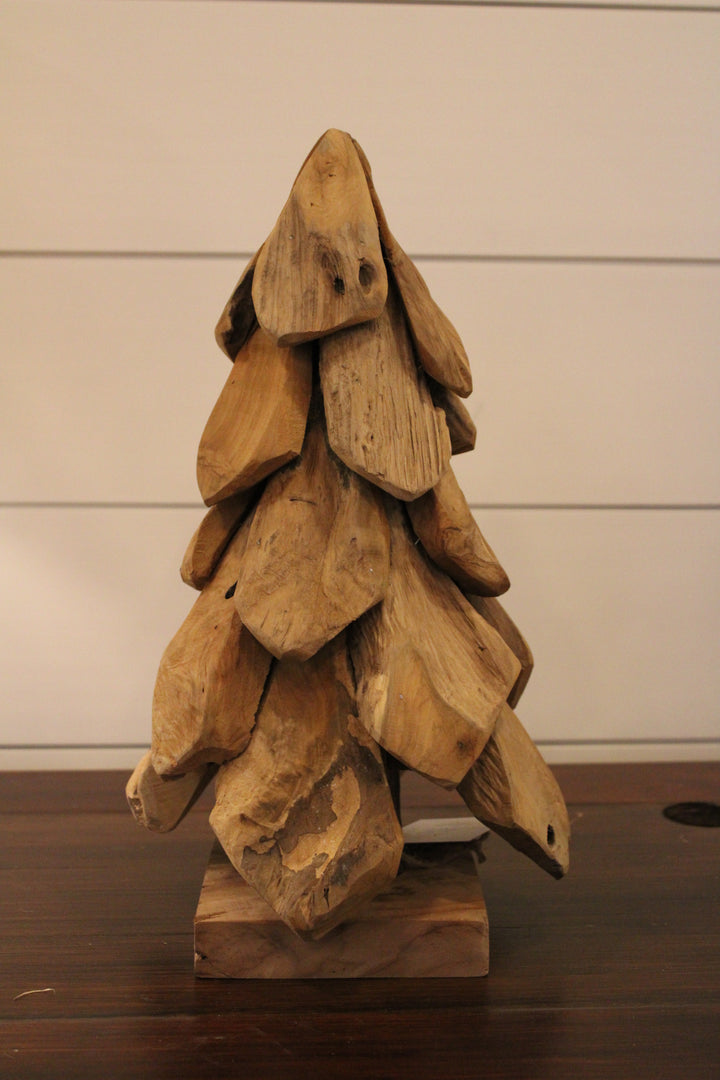 Hand Crafted Teakroot Christmas Tree