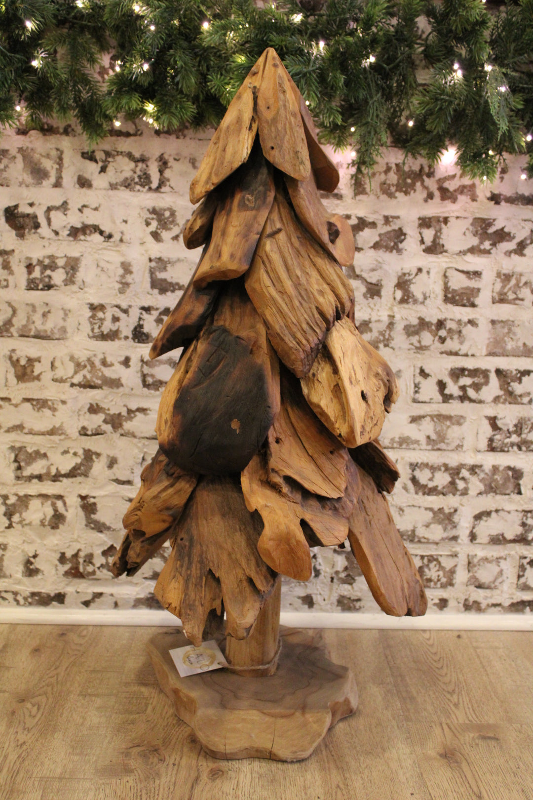 Hand Crafted Teakroot Christmas Tree