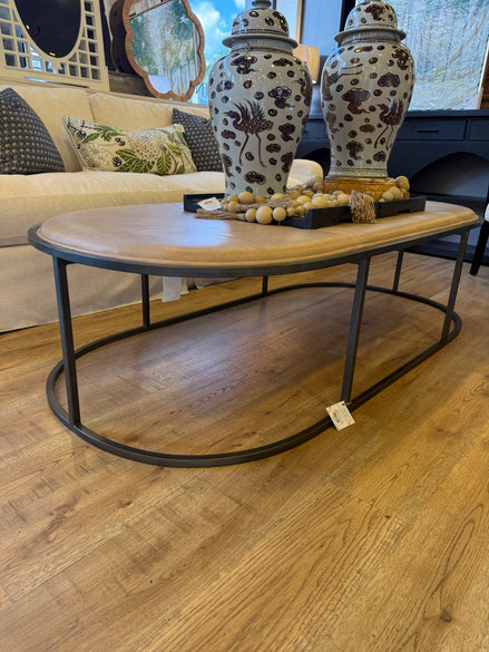 Leather Coffee Table