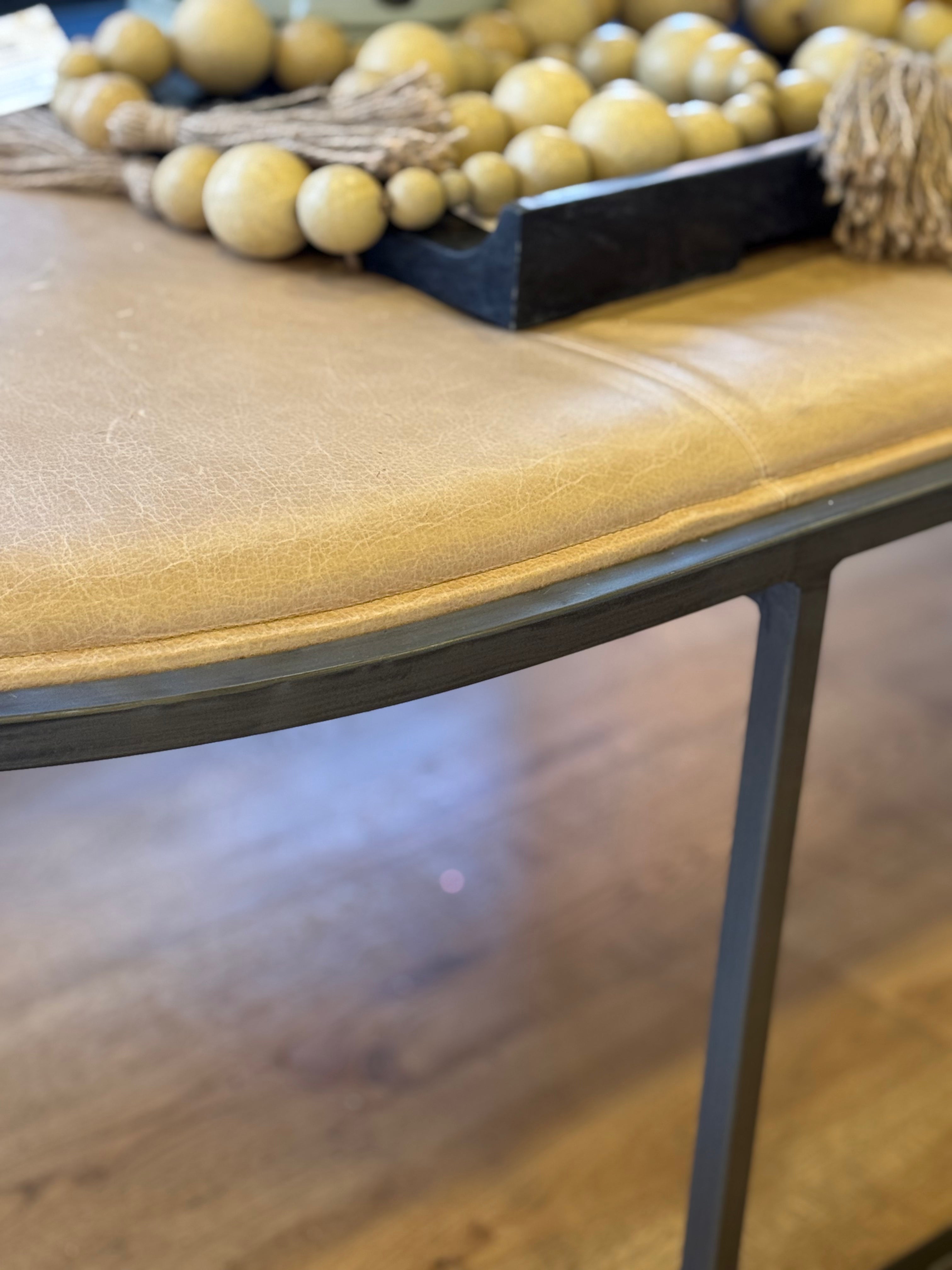 Leather Coffee Table