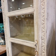 White Carved Chifforobe