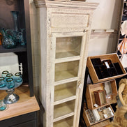 White Carved Chifforobe
