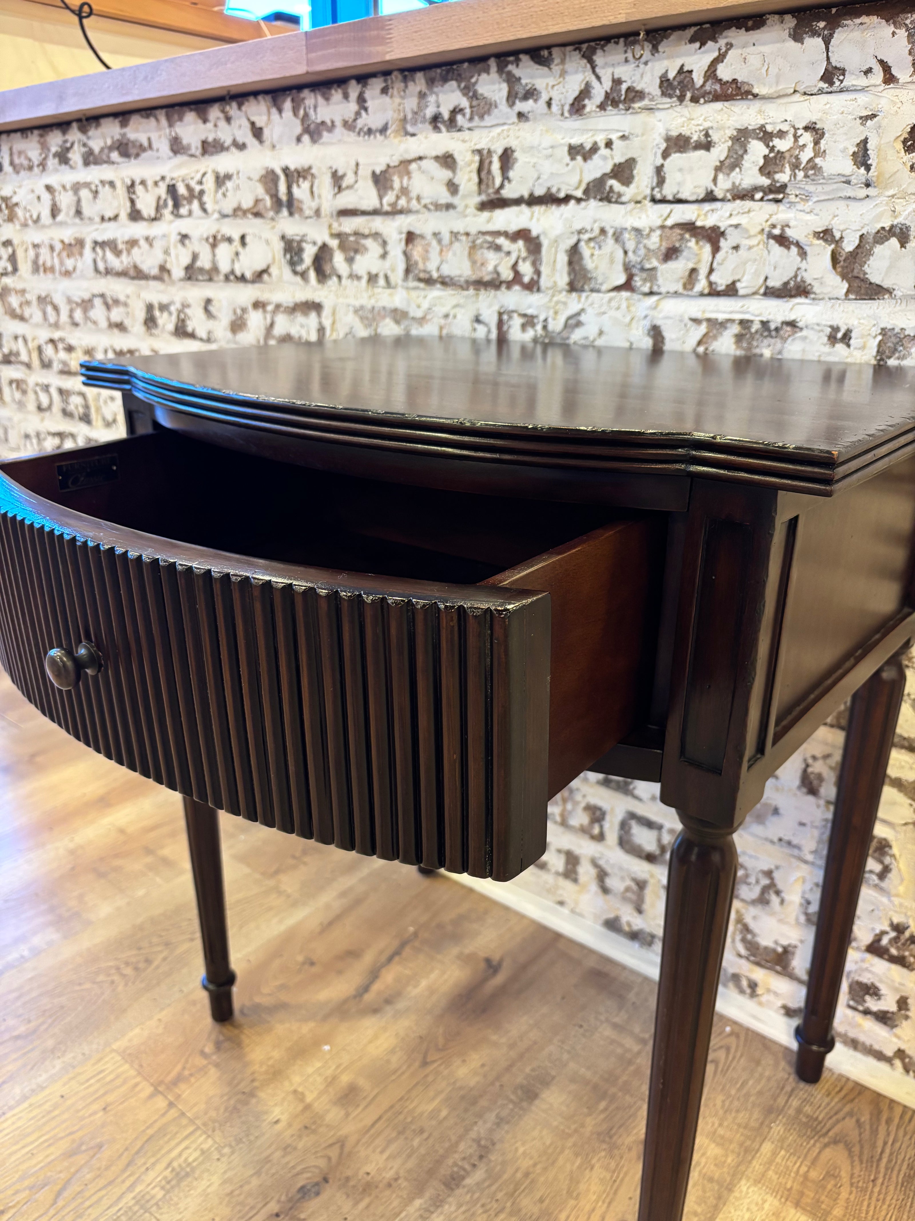 Reeded Side Table