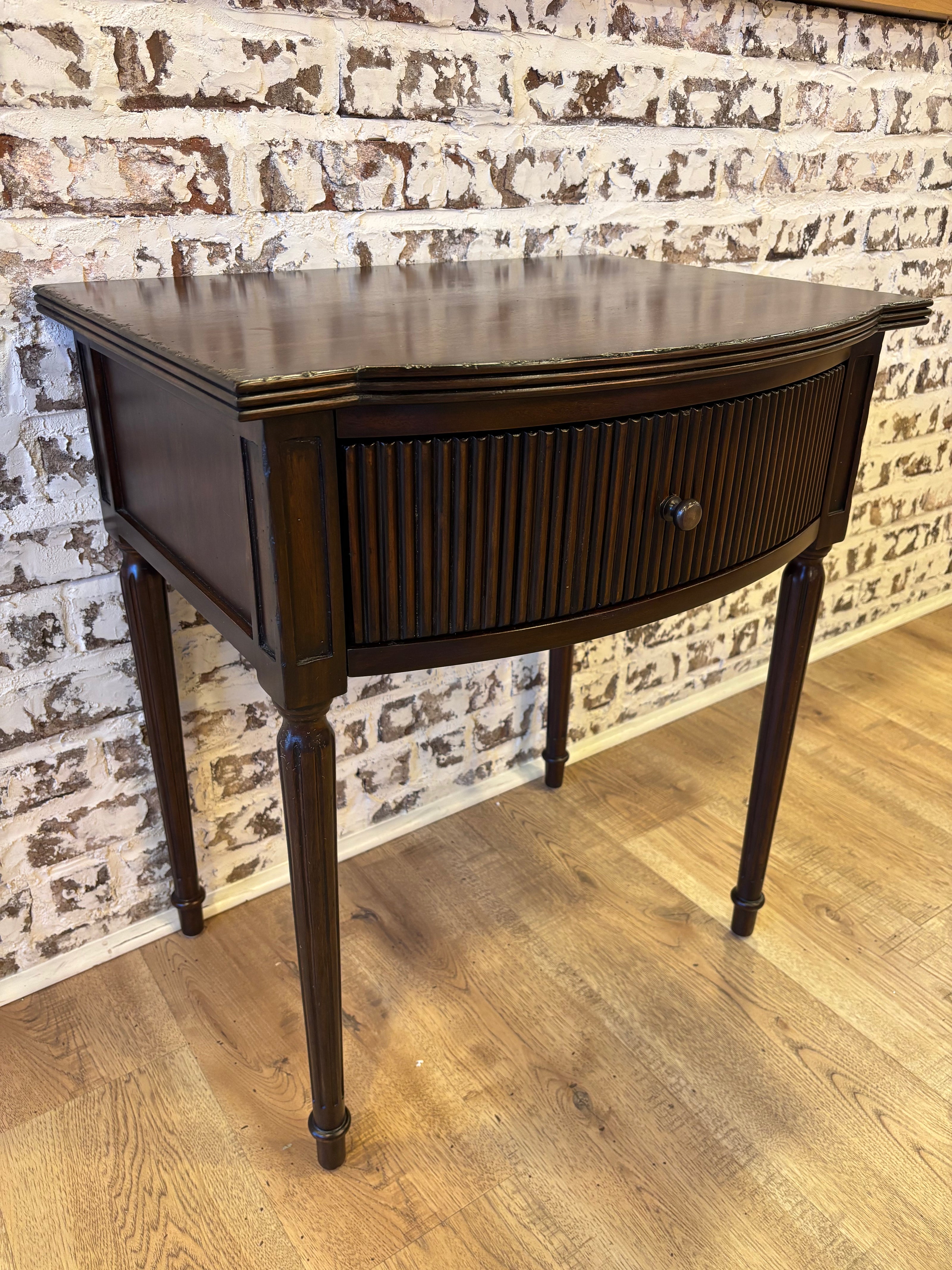 Reeded Side Table