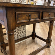 Italian Side Table with Inlay
