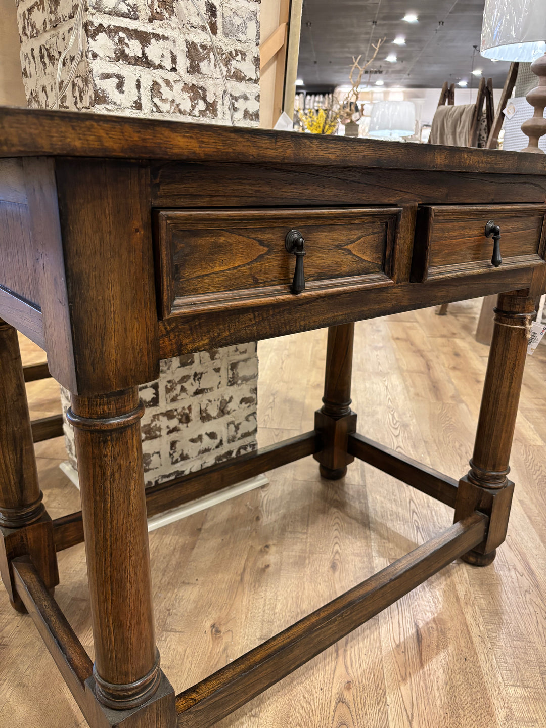 Italian Side Table with Inlay