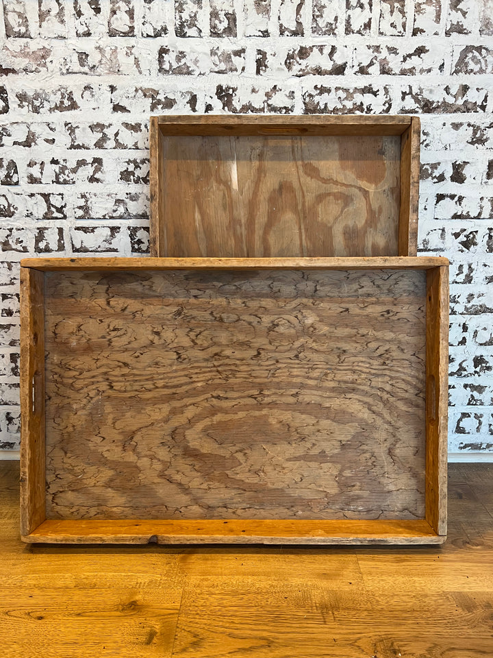 Reclaimed Wood Handled Tray