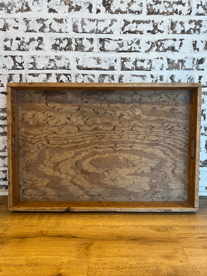 Reclaimed Wood Handled Tray