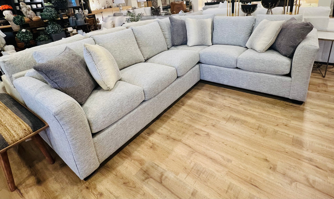 Bridgeport L Sectional w/ Top Stitching