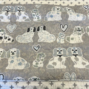 Foo Dogs Grey Quilt Set