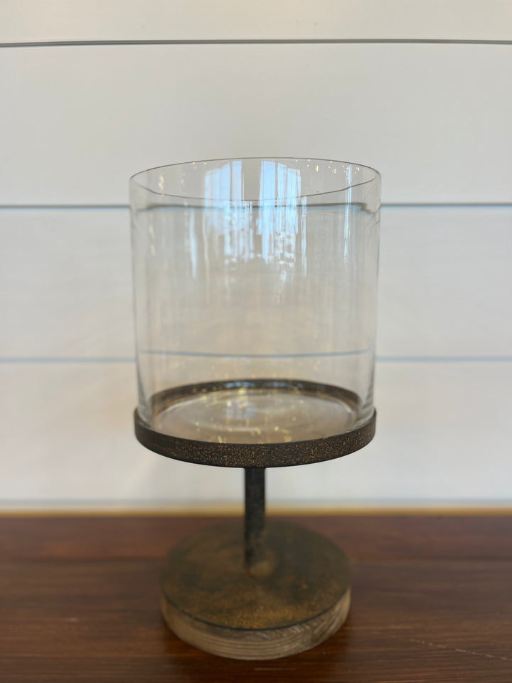 Metal Hurricane w/ Glass Top