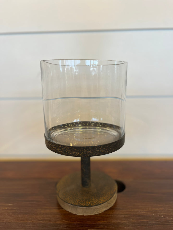 Metal Hurricane w/ Glass Top