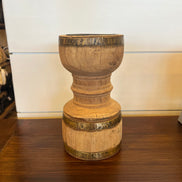 Recycled Wood Candle Holder