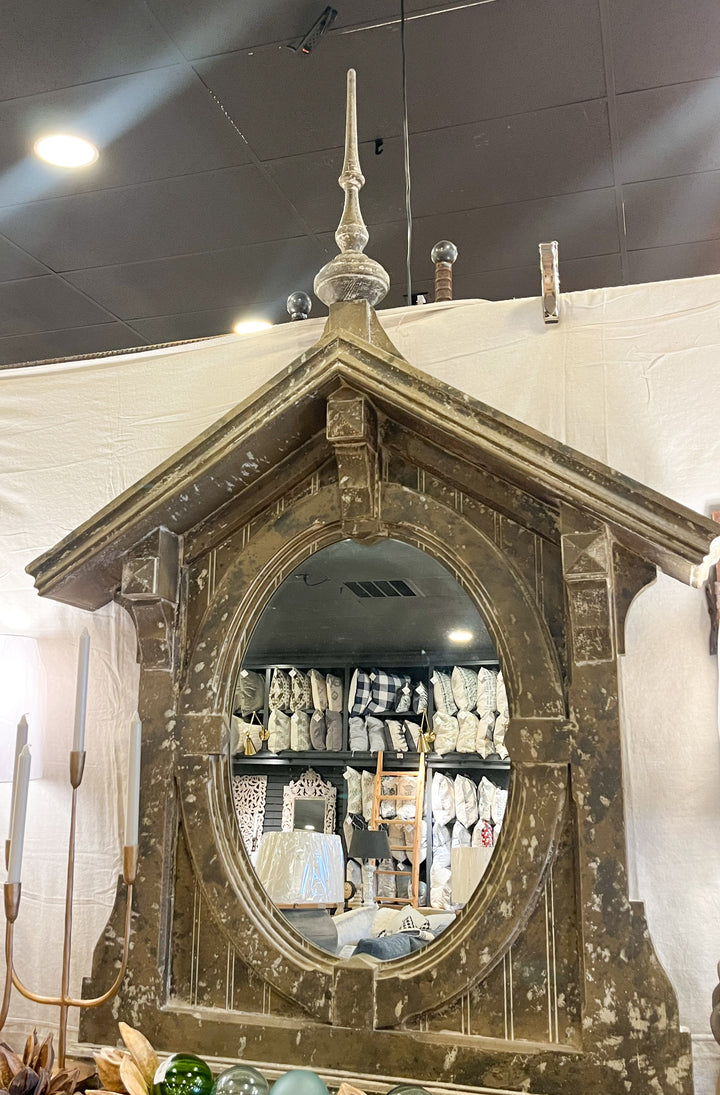 Distressed Architectural Mirror