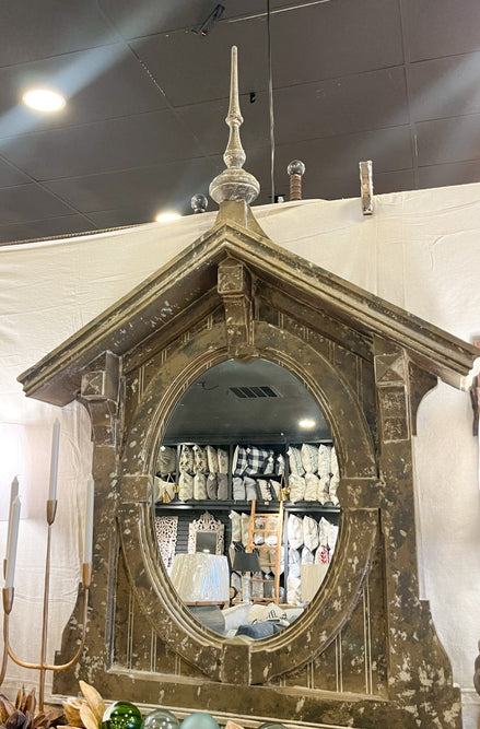 Distressed Architectural Mirror