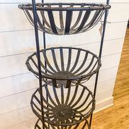 Baskets- Tower Iron Baskets Metal