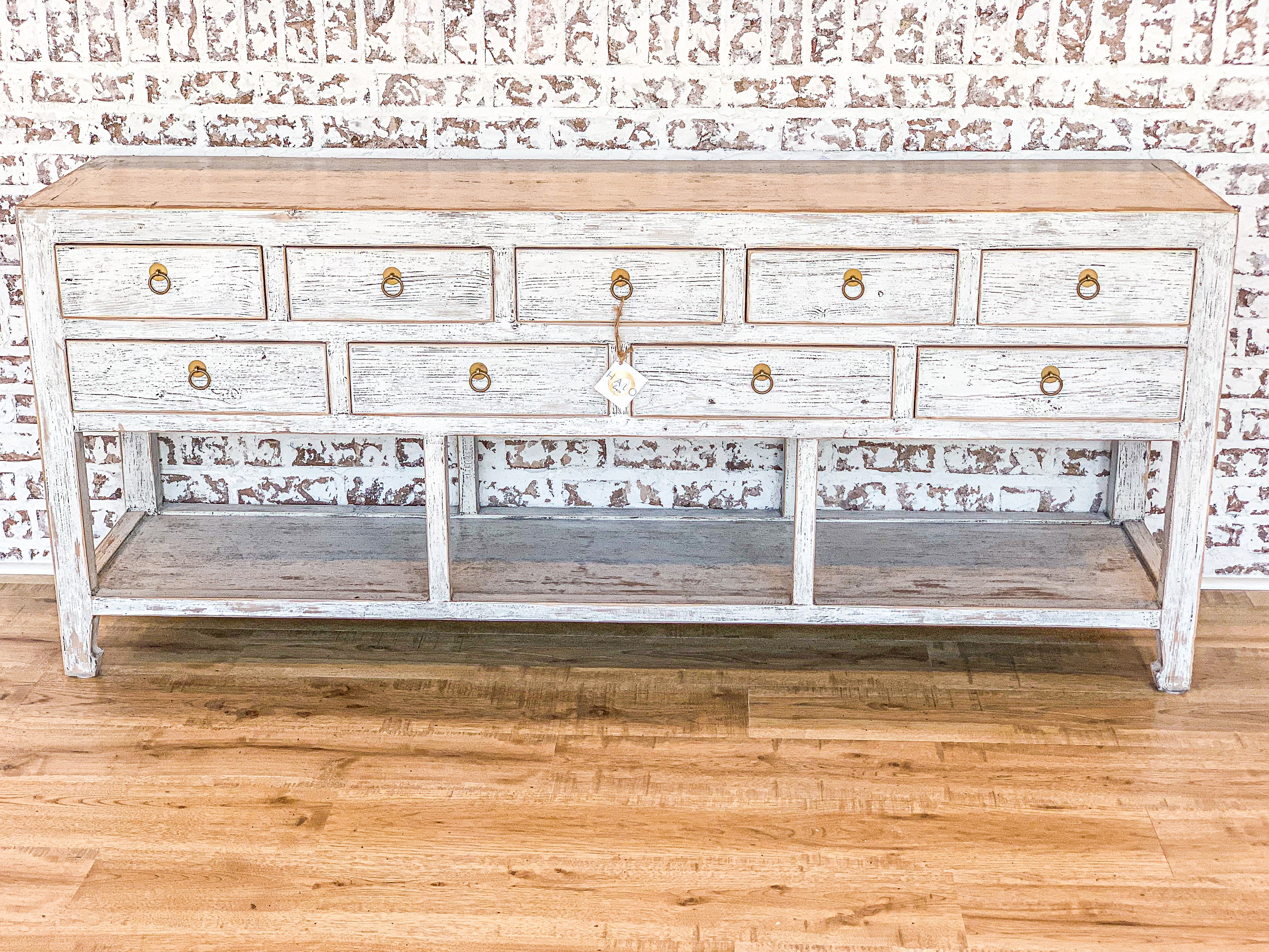 Kona Ka'ala Stream Reclaimed Wood Console
