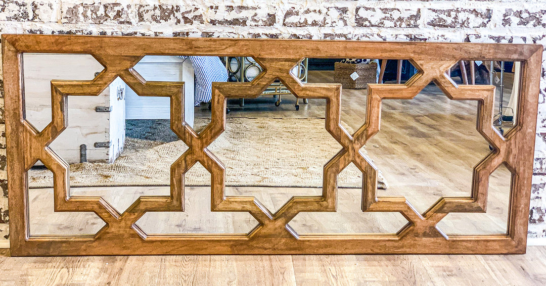 Mirror Octagonal Wooden
