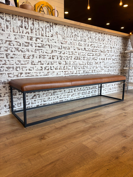Leather Bench