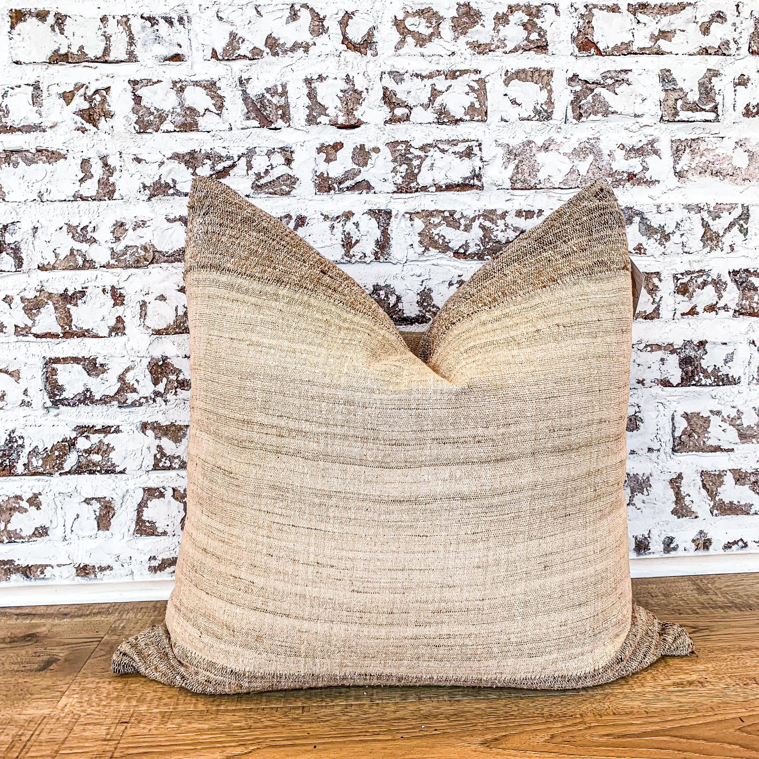 Jute & Linen Blend Pillow