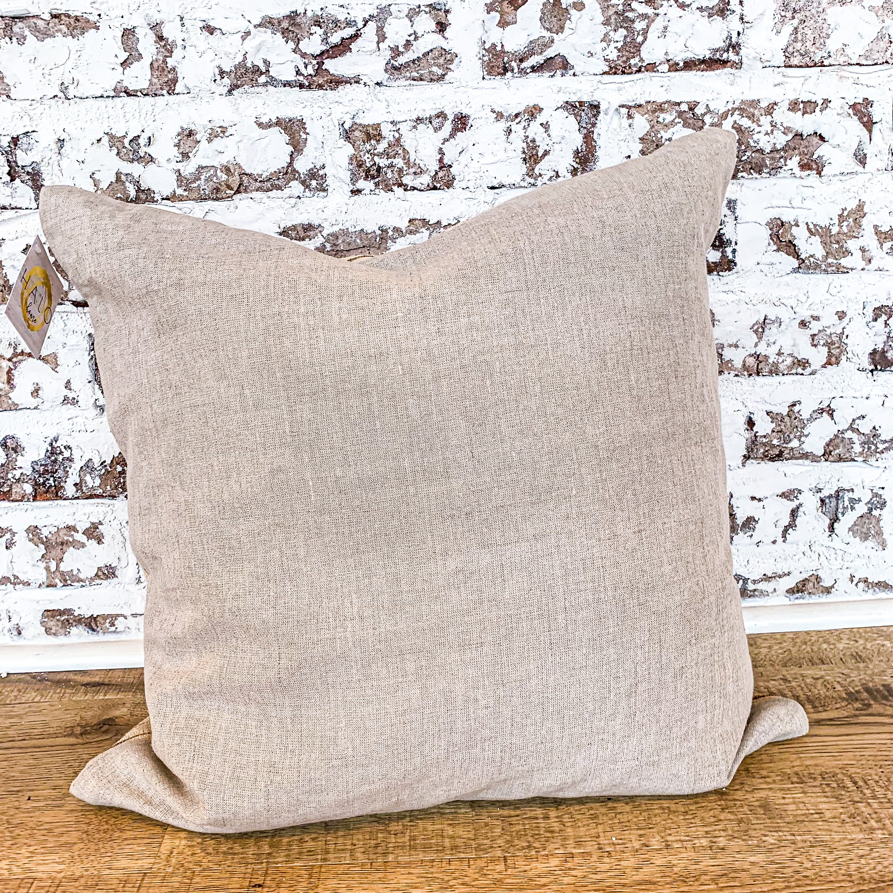 Jute & Linen Blend Pillow