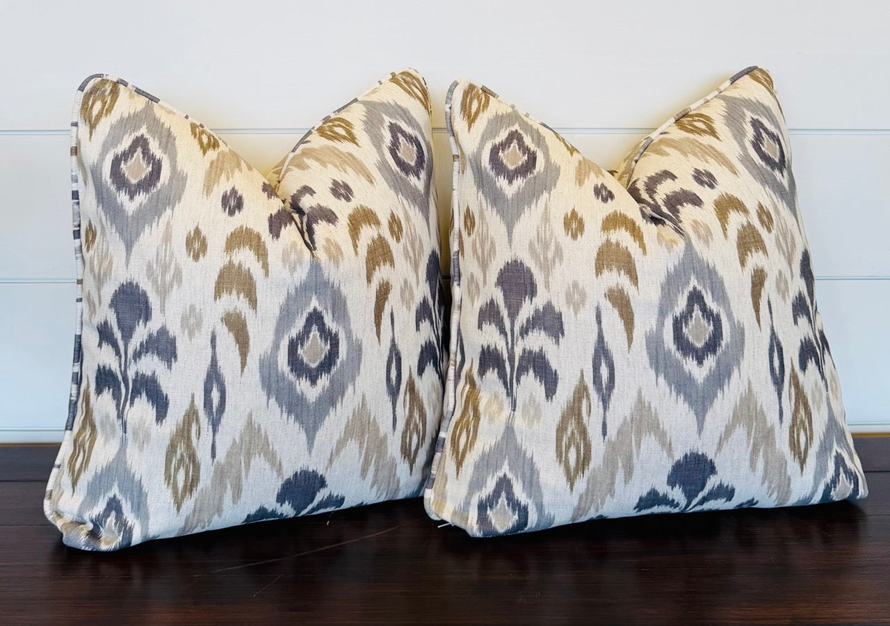 Ikat Accent Pillow