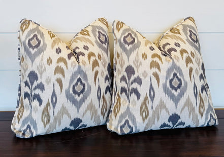 Ikat Accent Pillow