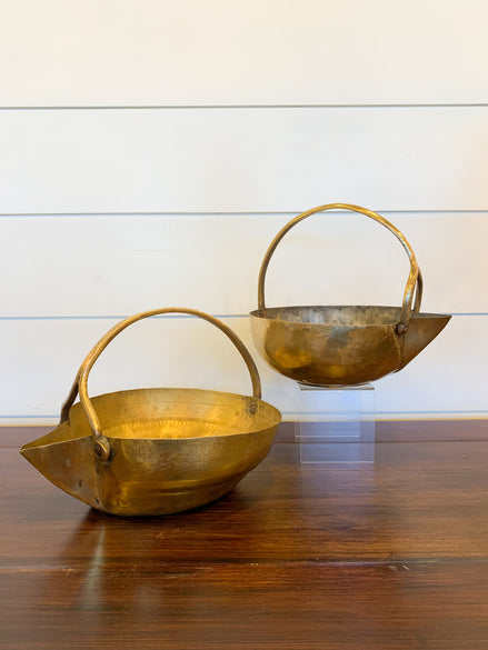 Vintage Brass Indian Dal Pot