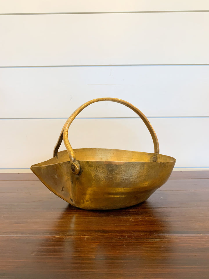 Vintage Brass Indian Dal Pot