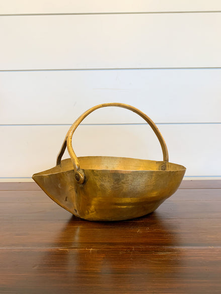 Vintage Brass Indian Dal Pot